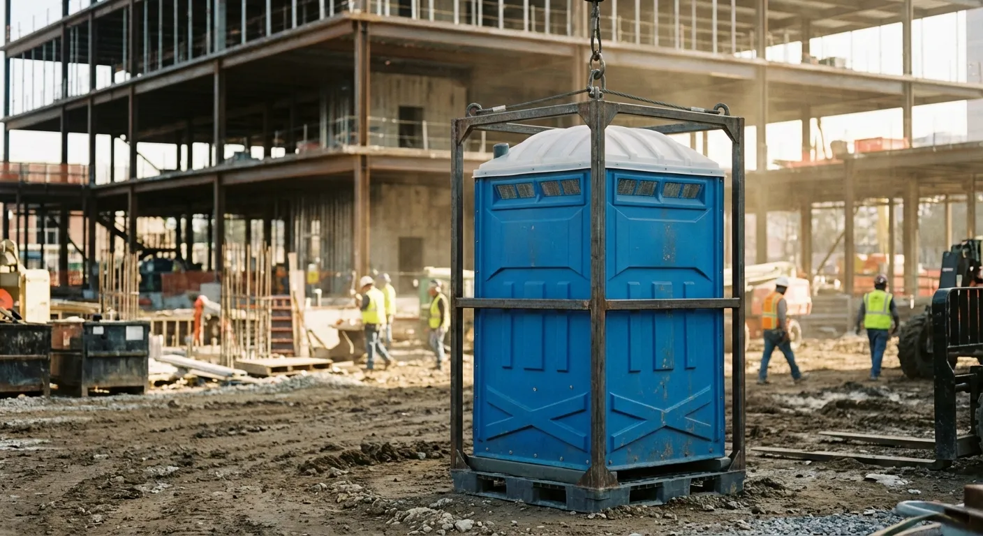 Crane Liftable Toilet in Denver, CO