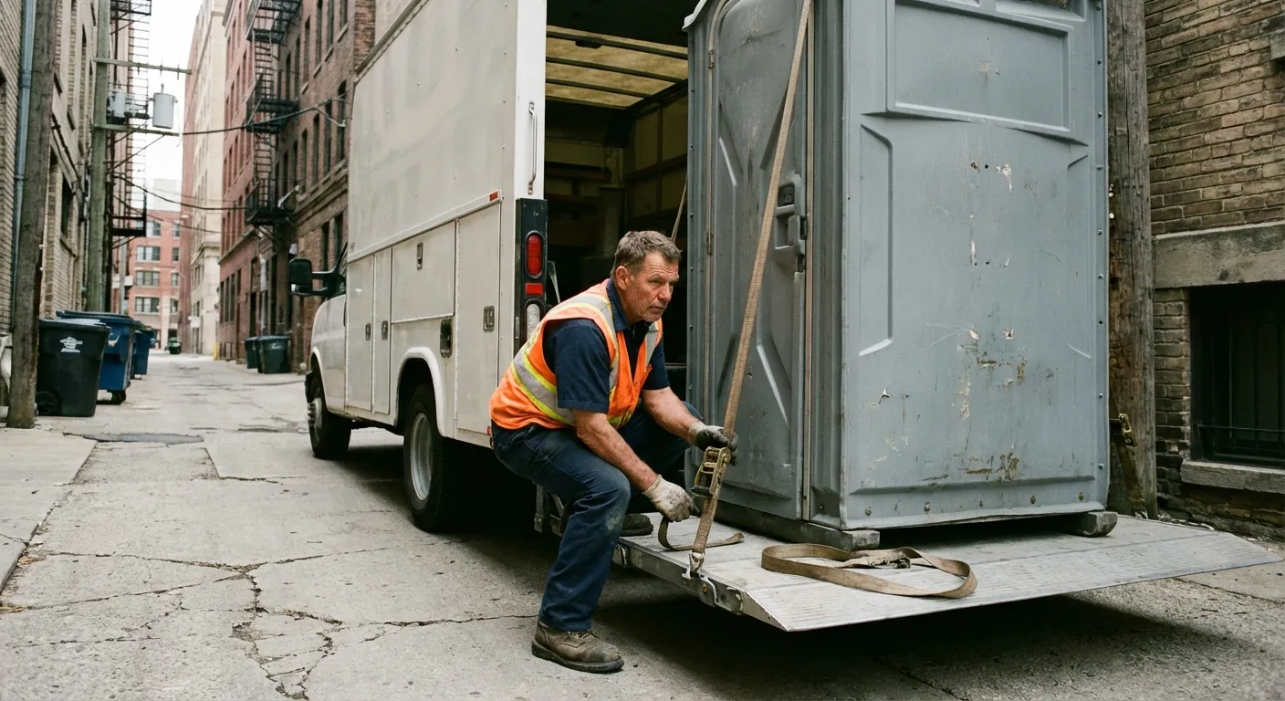 Portable sanitation services in Downtown Denver